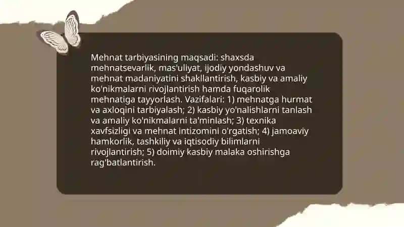 Mehnat tarbiyasi 3