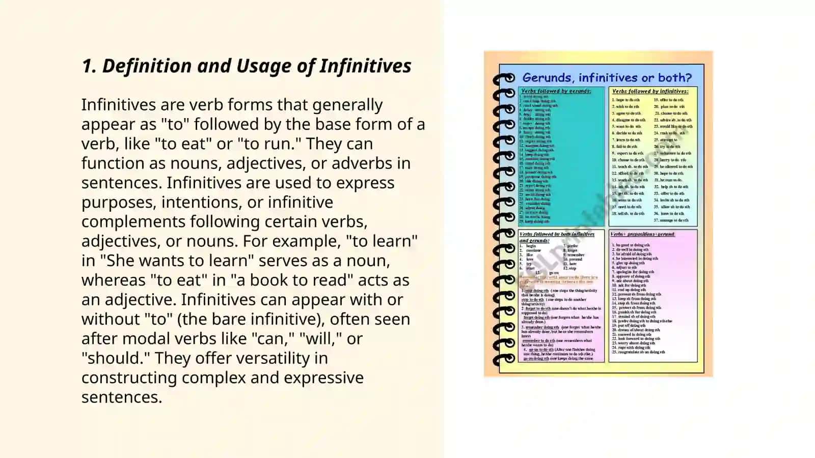 Infinitive and Gerund 3