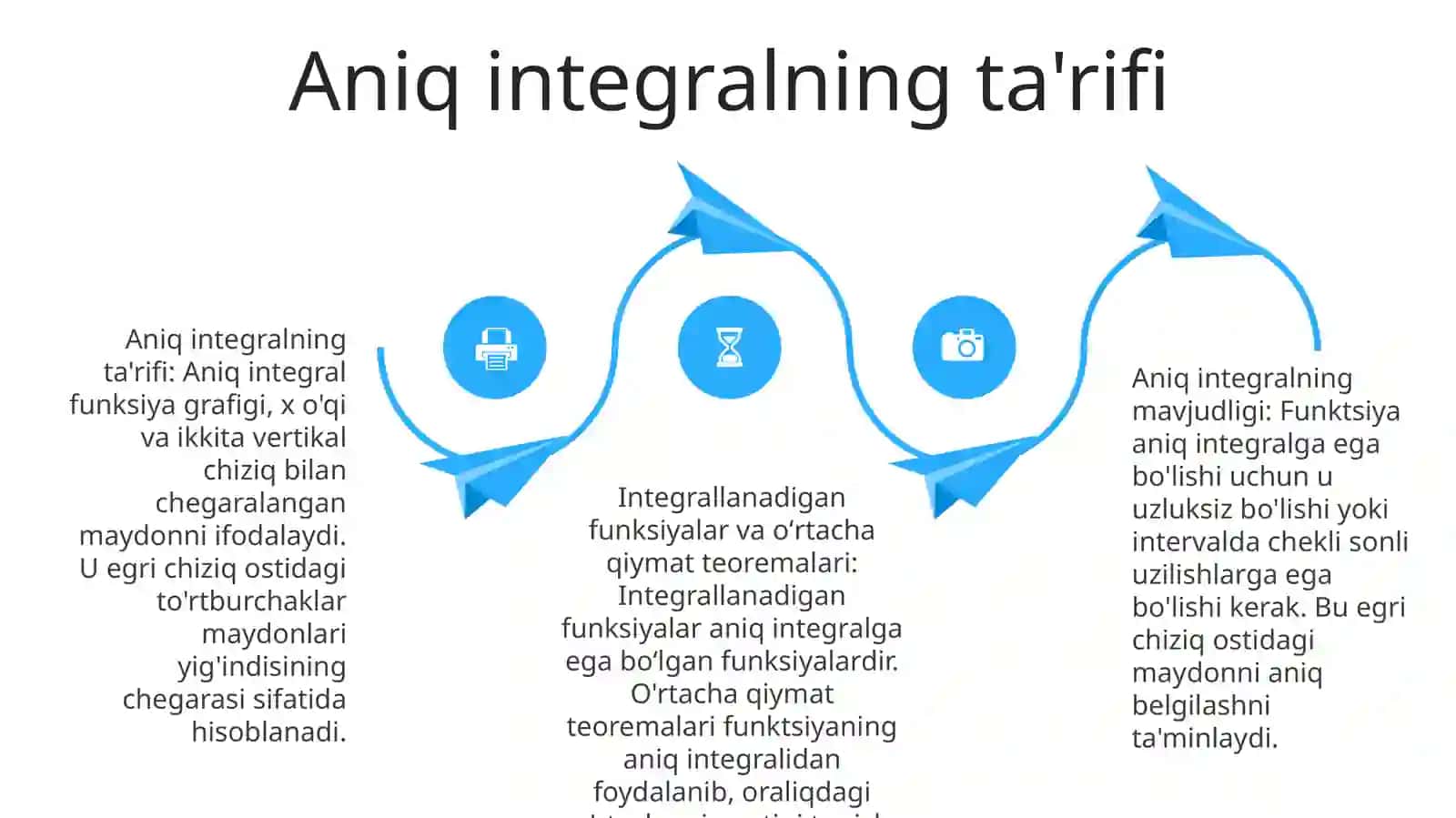Aniq Integralning Mavjudligi Va Integrallanuvchi Funksiyalar Sinfi 3