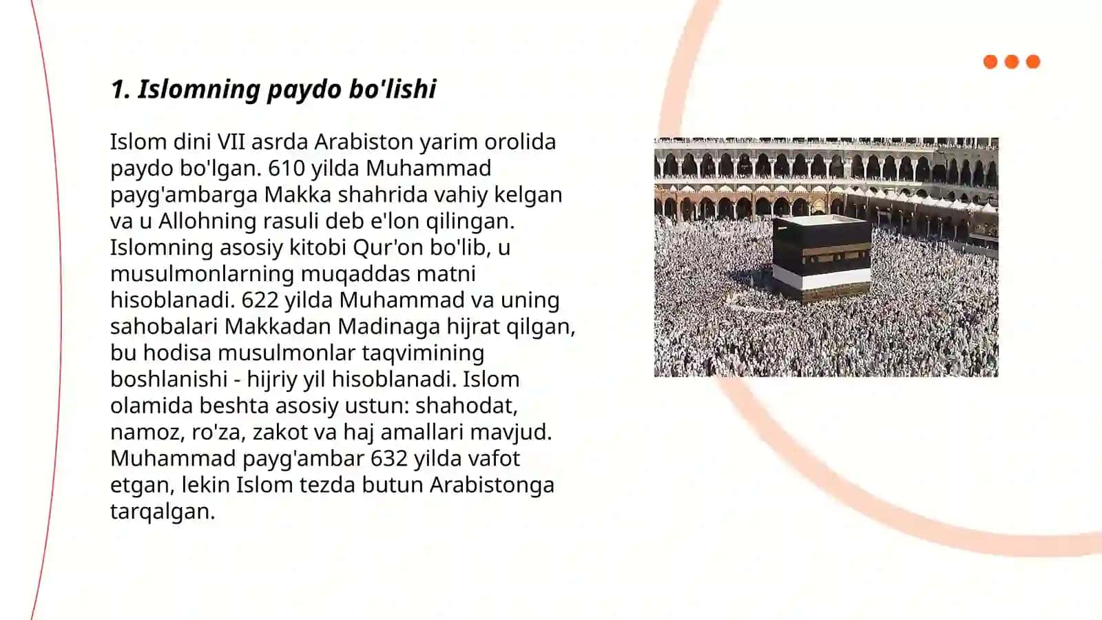 Islom dini tarixi va mohiyati 3