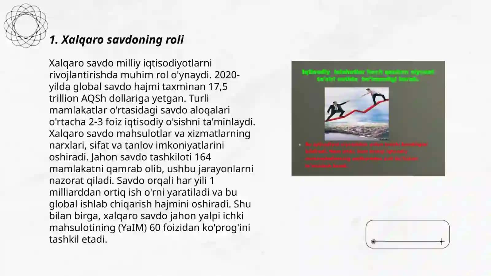 Tashqi iqtisodiy munosabatlarning rivojlanishi va ochiq iqtisodiyotning shakllanishi 3