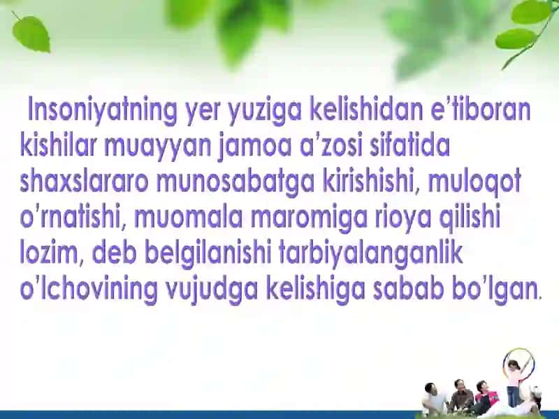 Oʻquvchilarning aqliy tarbiyalanganlik darajasini tashxislash 3