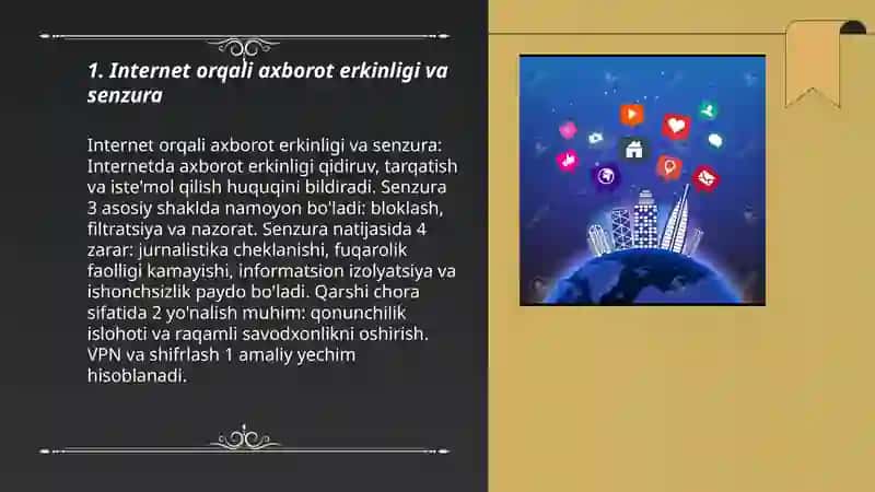 Internet orqali axborot erkinligi va senzura 3