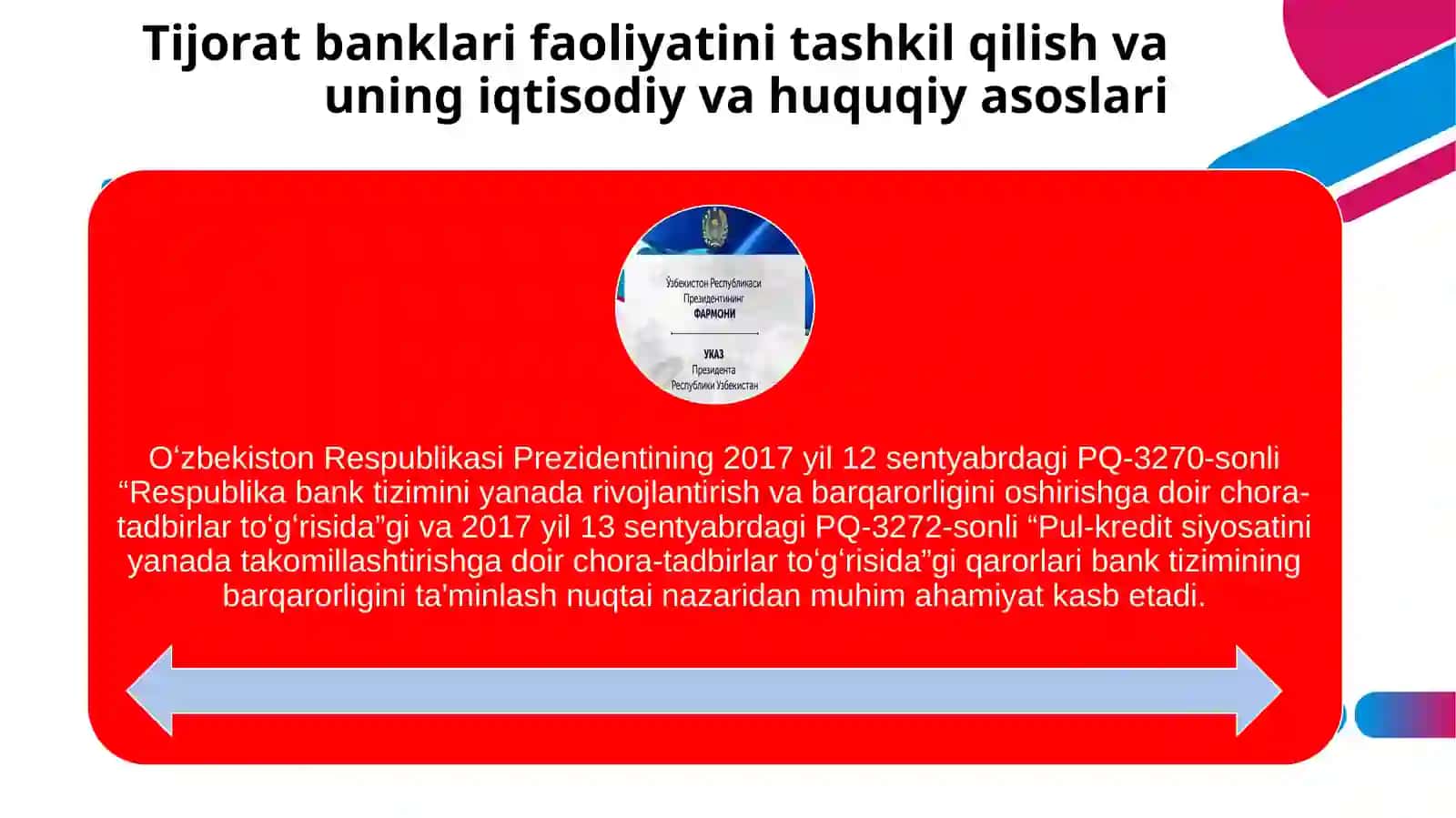 Tijorat banklari faoliyatini tashkil qilish asoslari 3