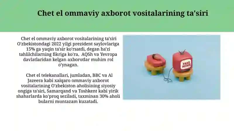 Chet el ommaviy axborot vositalari 3