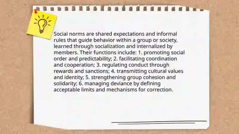 Norm and deviation from the norm 3