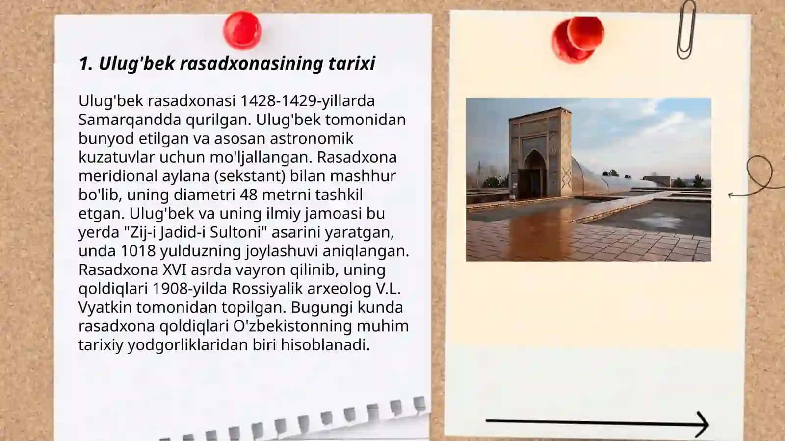 Ulug'bek rasadxonasi 3