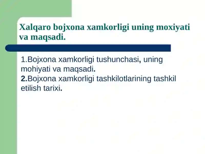 Xalqaro bojxona xamkorligi uning mohiyati va maqsadi 3