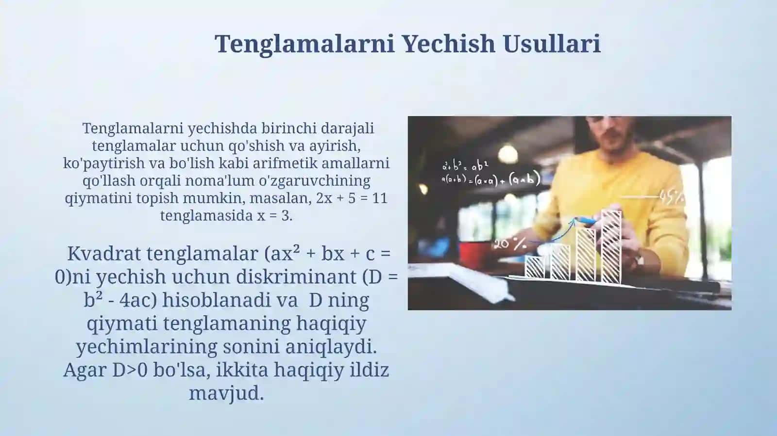 Tenglamalarni Yechish Usullari 3
