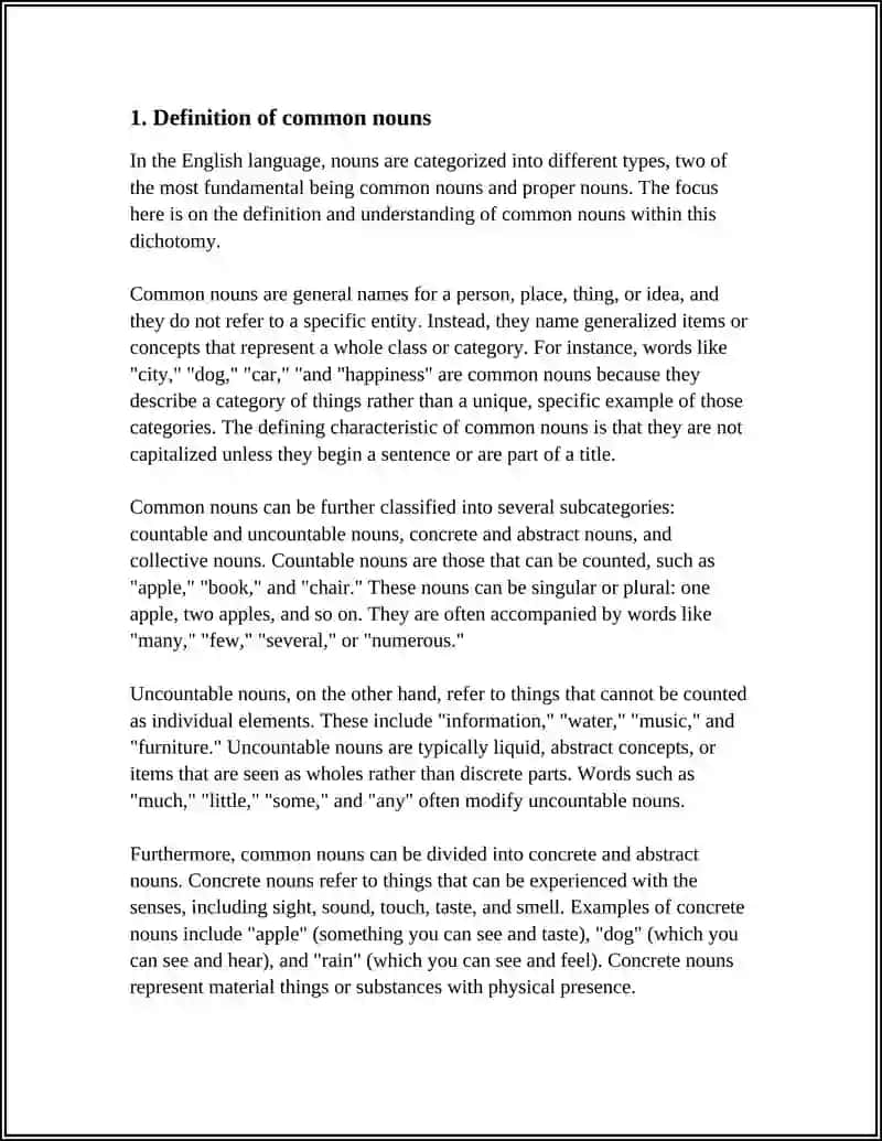 Proper and Common Nouns 3