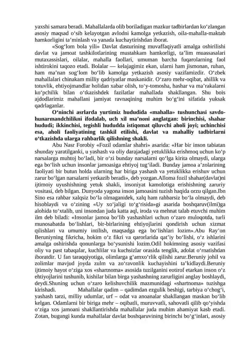 Mahalla, oila va maktab hamkorligining uzviyligini ta’minlash 3