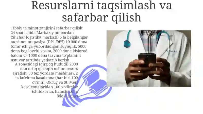 Evakuatsiya Tibbiy Yordam Strategiyasi va Joylashtirish 3