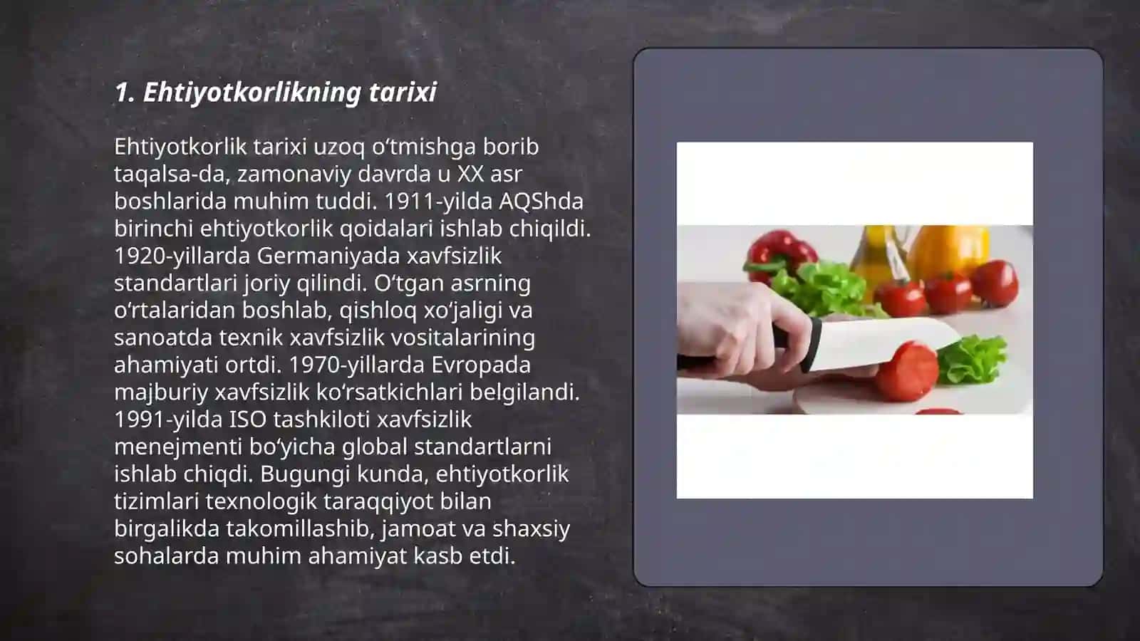 Ehtiyotkorlikning tarixi 3