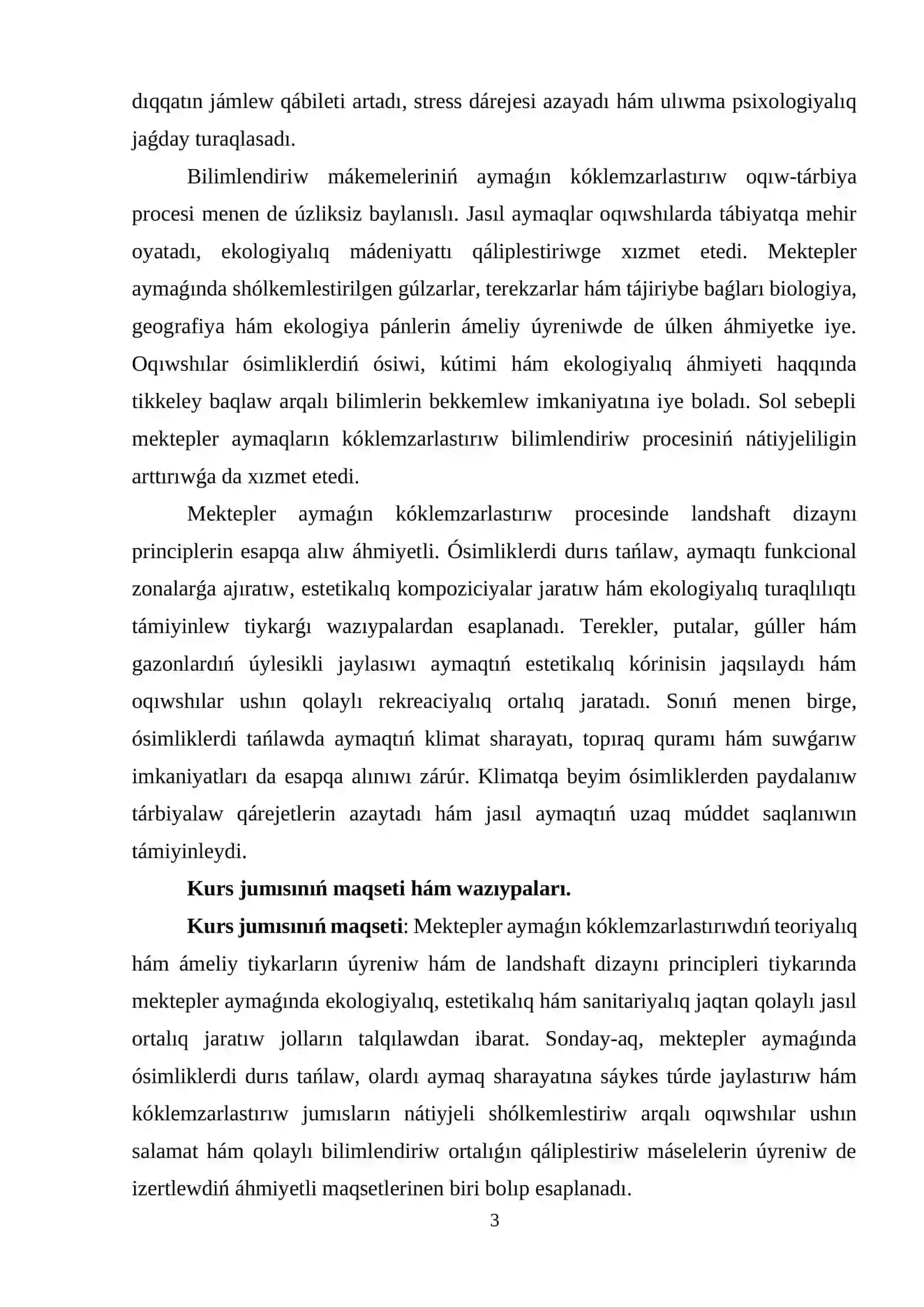 MEKTEPLER AYMAQLARIN KÓKLEMZARLASTIRIWDIŃ TEORIYALIQ TIYKARLARI 3