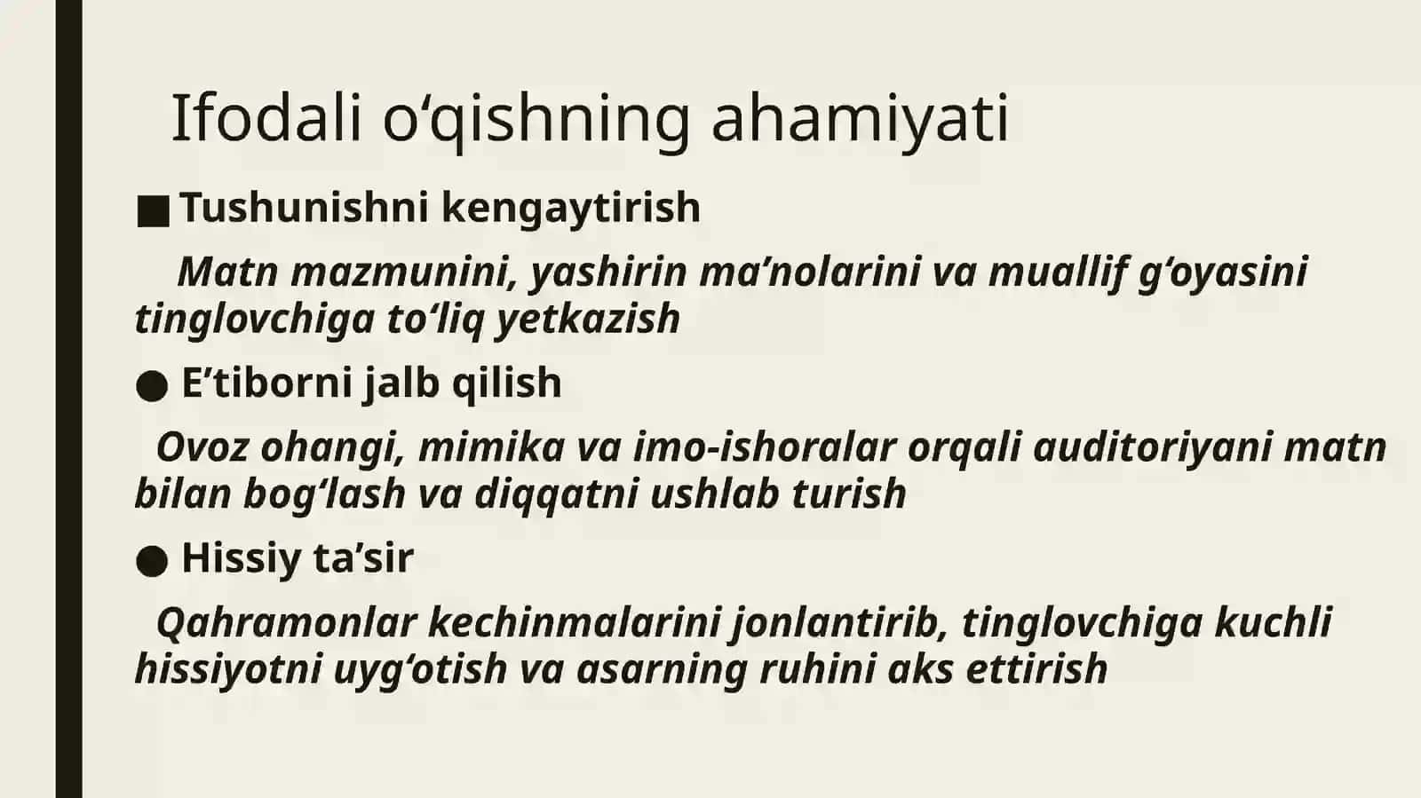 Ifodali o‘qishda yuz ifodasi va xarakter 3