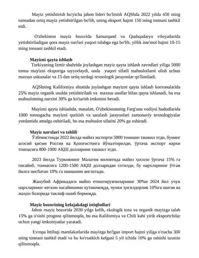 Mayiz bozori 3