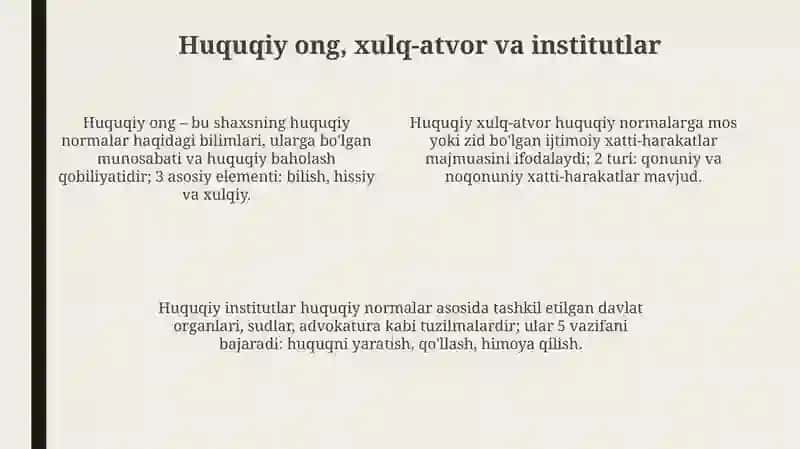 Huquqiy Madaniyat 3
