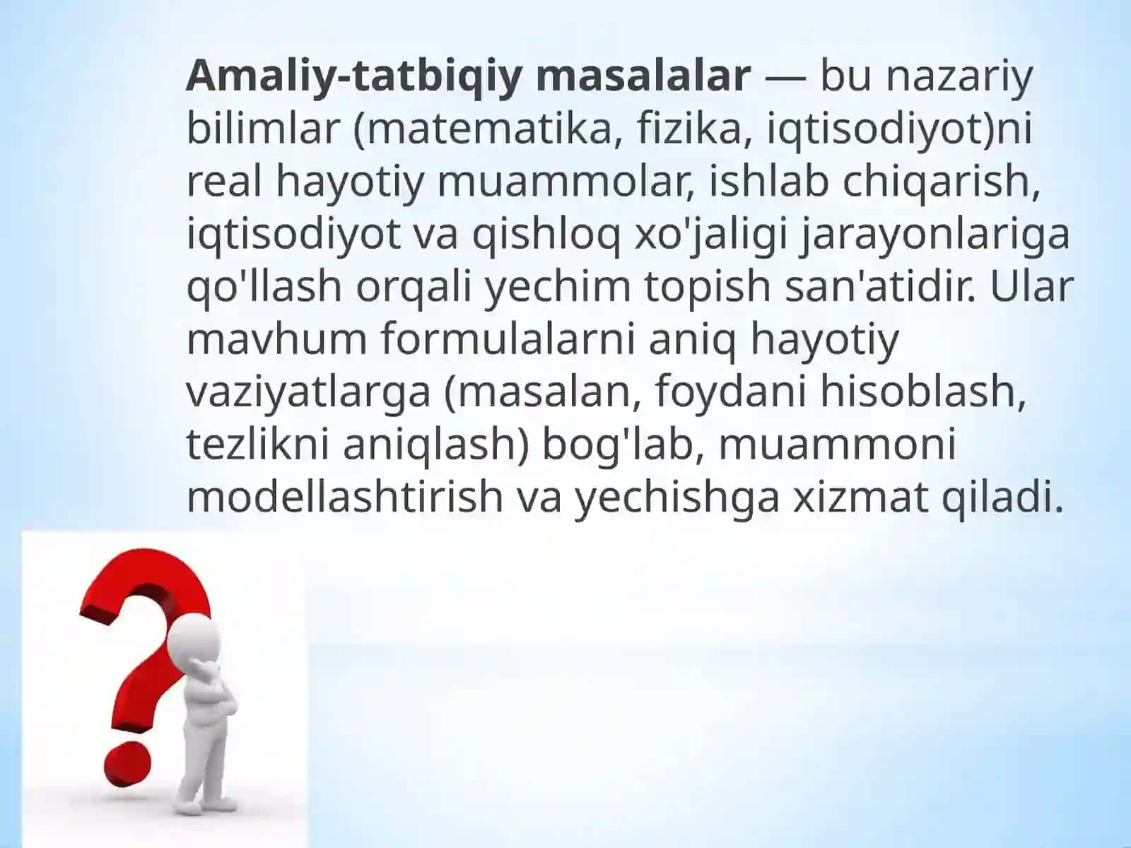 Matematika o’qitish metodikasi 3