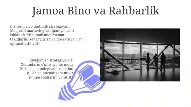 Biznesning o'sishi va rivojlanishi strategiyalari: Kichik biznesni o'stirish va rivojlantirish usullari 3