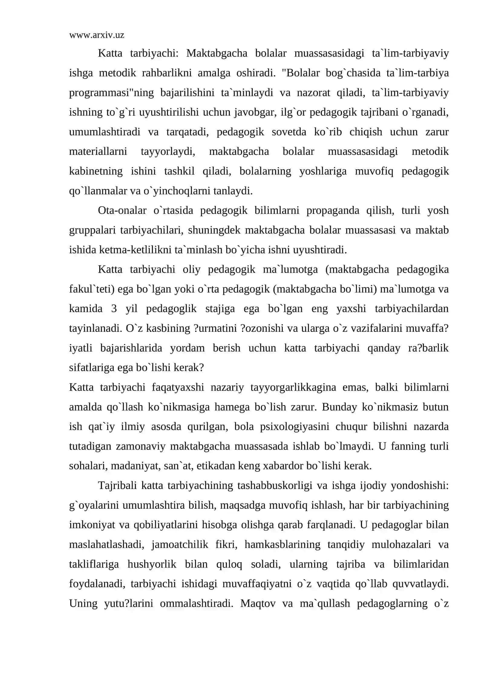 Bolalar bog`chasida bolalarda matematik tasavvurlarni rivojlantirish ishiga metodiк rahbarlik qilish 3