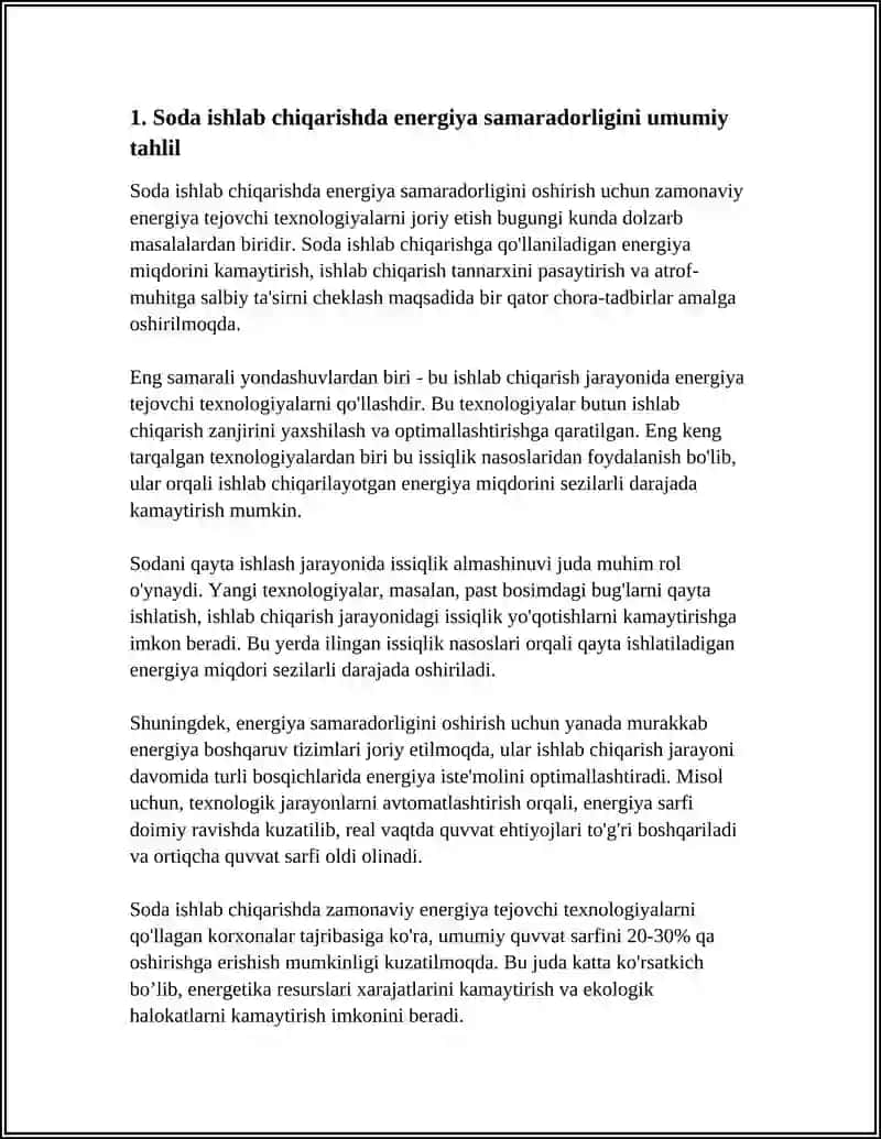 ZAMONAVIY ENERGIYA TEJOVCHI TEXNOLOGIYALAR SODA ISHLAB CHIQARISHDA 3
