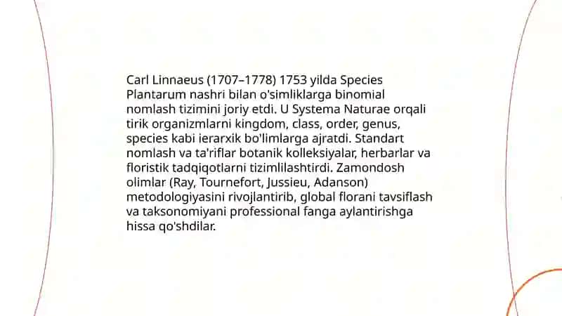 Flora va taksinomiya fanining rivojlanishida olimlarning hissasi 3
