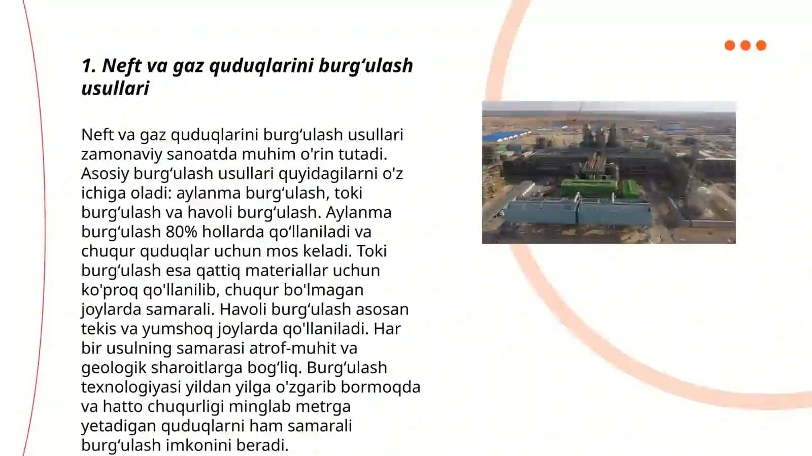 Neft va Gaz quduqlarini burgʻulash asoslari 3