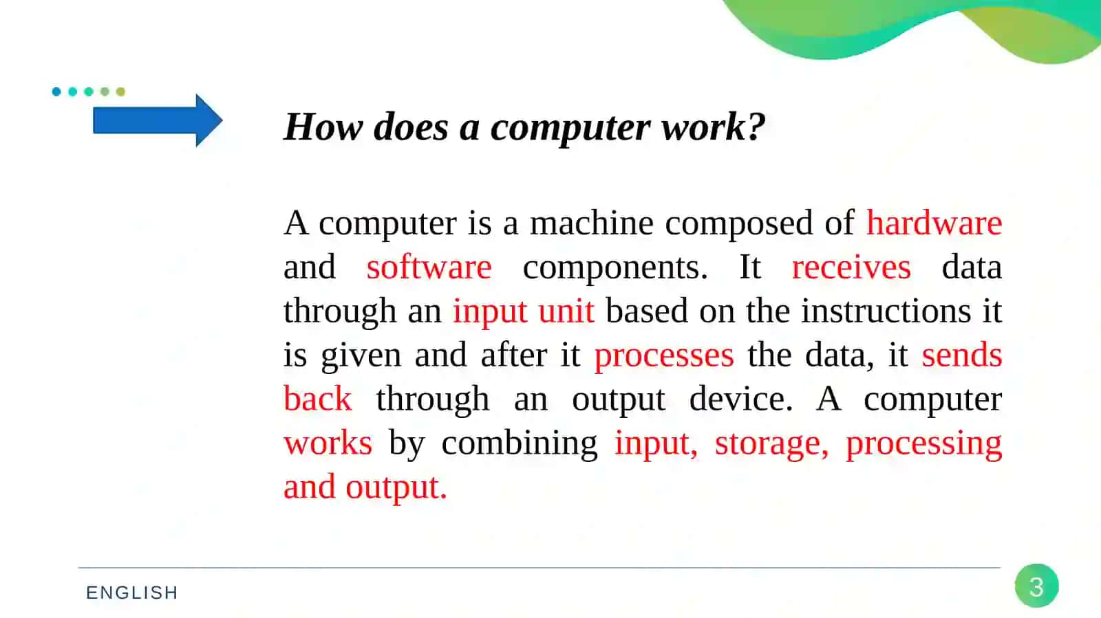 Working with computers 3