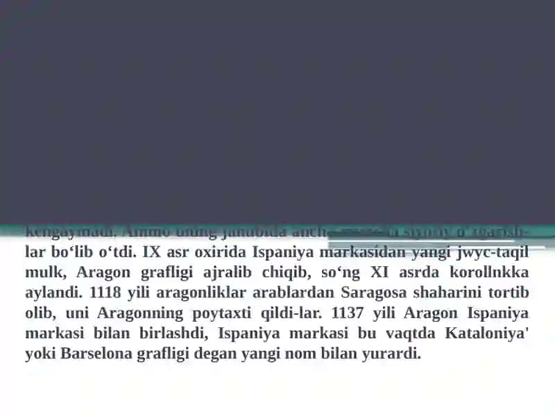 XI-XV ASRLARDA ISPANIYA 3