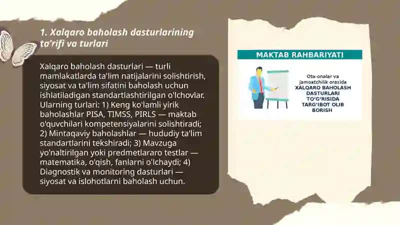 Xalqaro baholash dasturlari 3