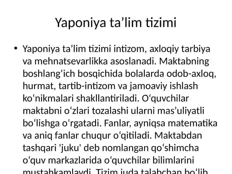 Xorijiy davlatlar ta’lim tizimi 3