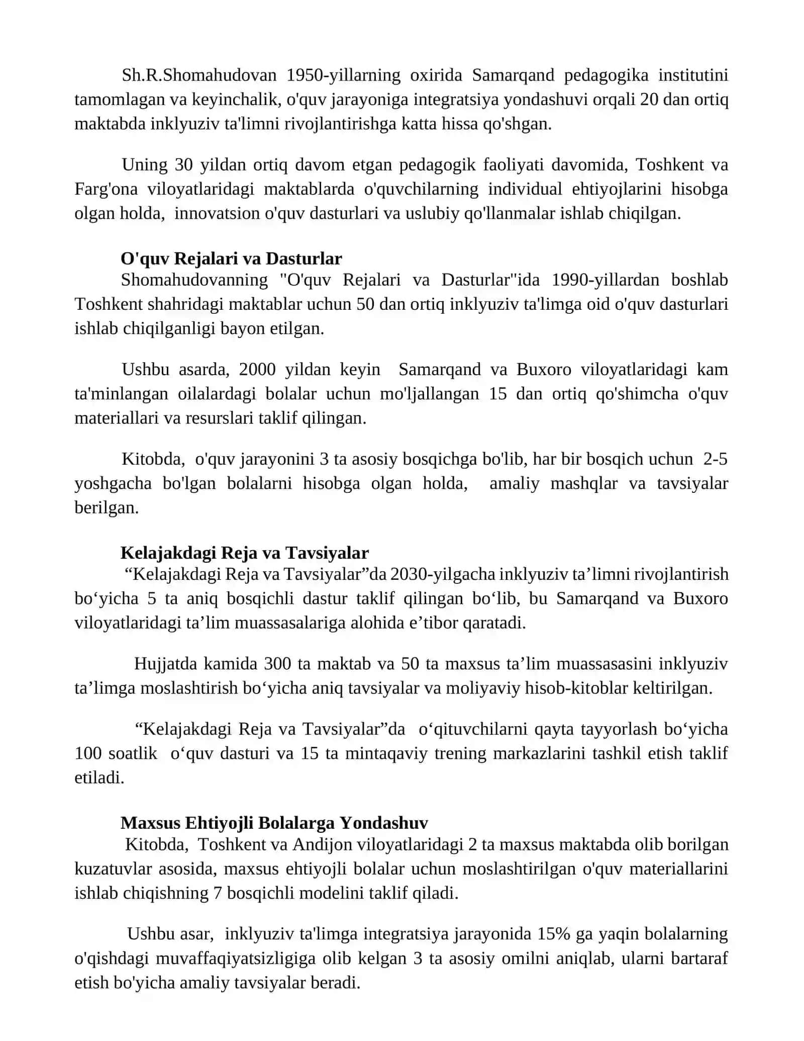 Amaliy Tajriba va Tadqiqotlar 3