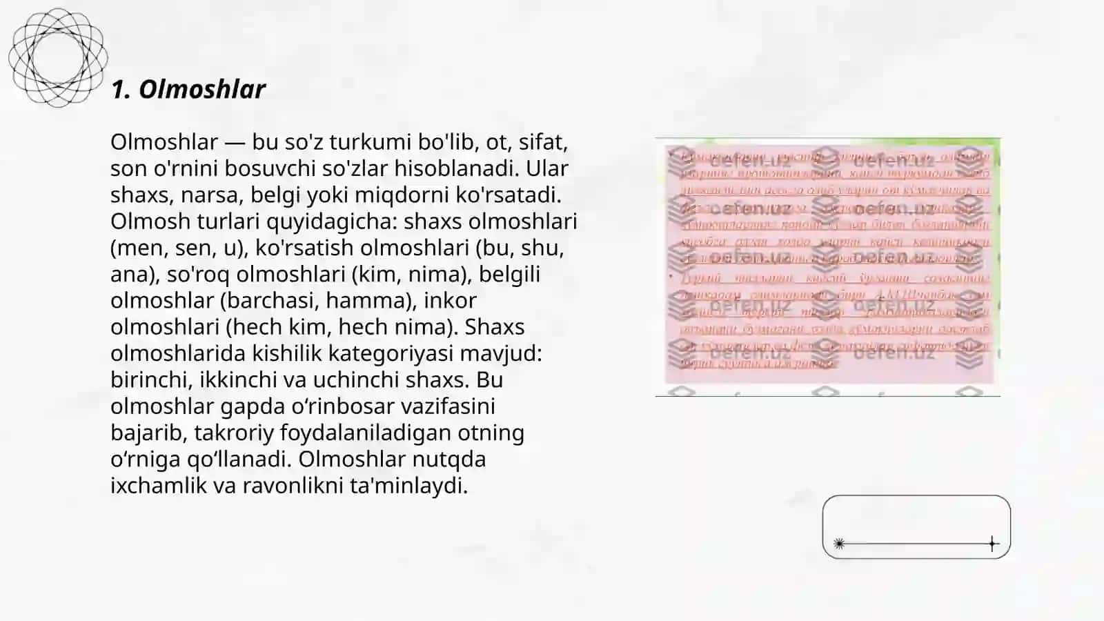 Yordamchi so'z turkumlari 3