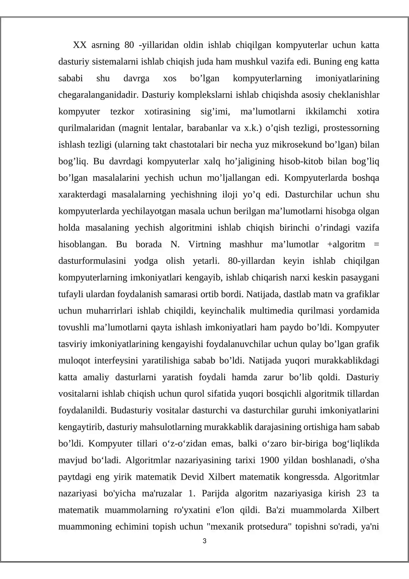 Harbiy ro’yxatga olish komissiyasida chaqiriluvchilarni hisobga olishni avtomatlashtirish tizimi nazariy qism 3