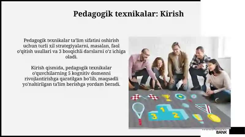 Pedagogik texnika va jamoaga ta'siretishtexnikasi 3