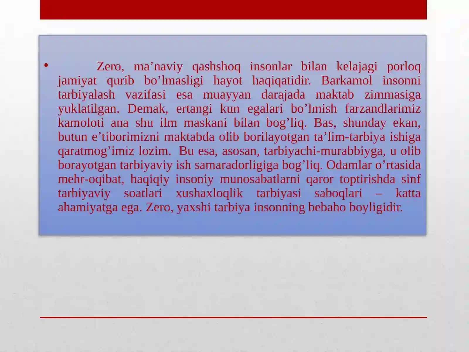 MANAVIY TARBIYAGA OID QARASHLAR 3