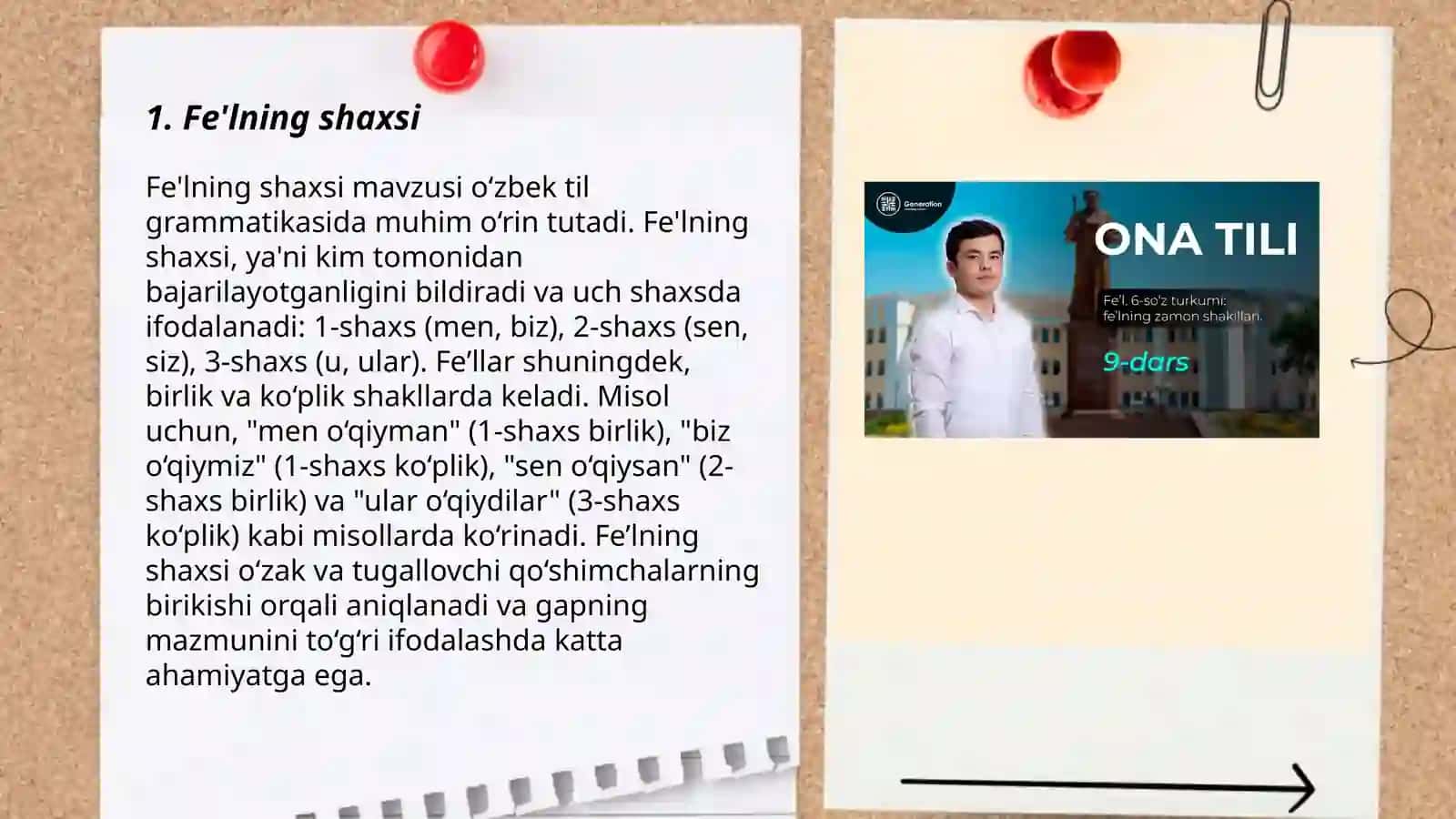 Fe'lning vazifaviy shakllari 3