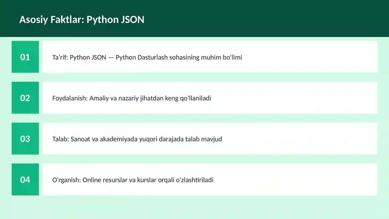 Python JSON 3