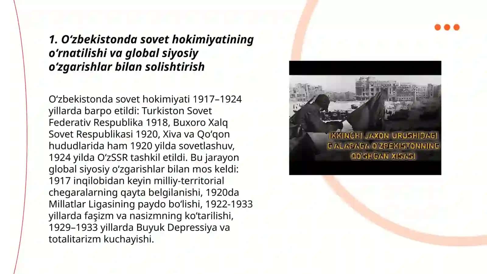 Jahon urushlari oralig'idagi siyosiy hayot 3