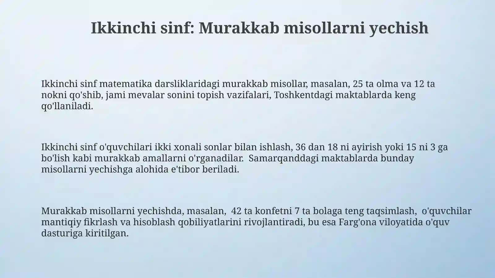 Matematika darsliklari 3