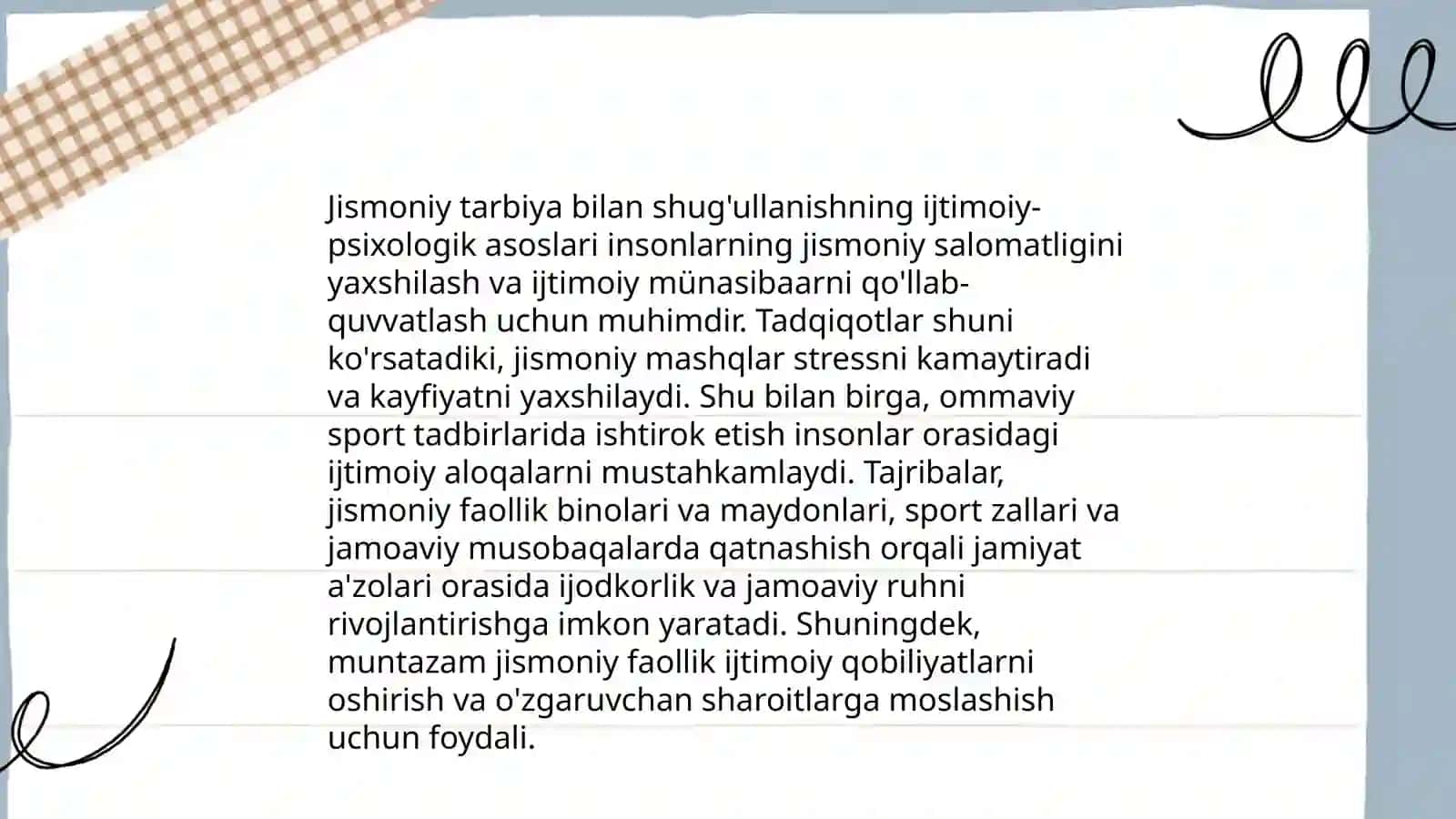 Jismoniy tarbiya va sport sohasi jamoasining o'zaro munosabatlarini optimallashtirish 3