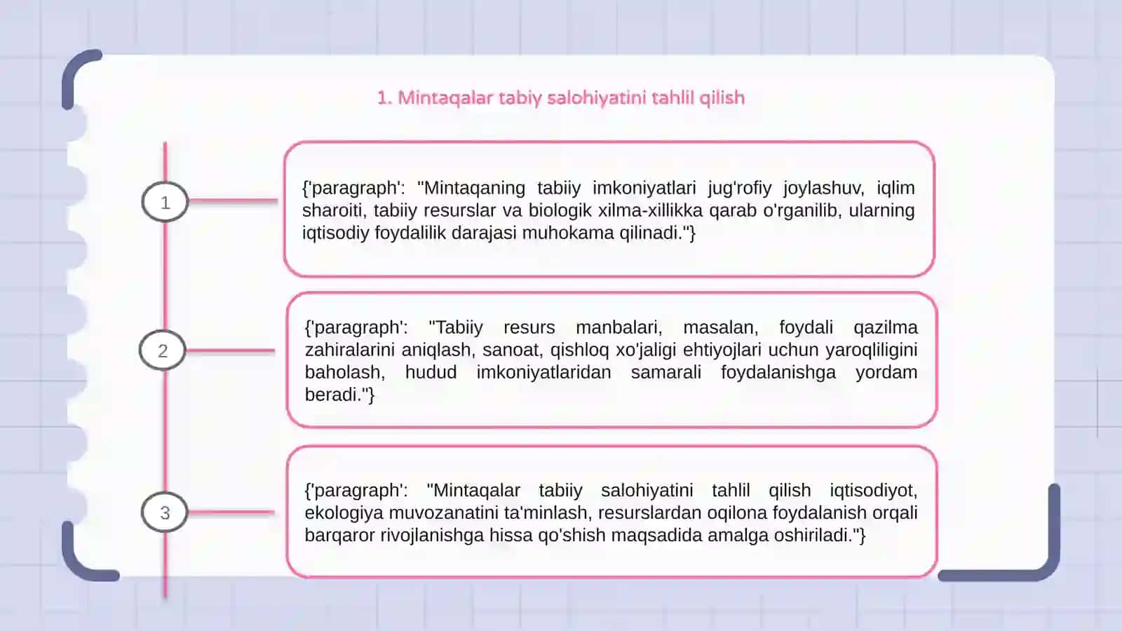 Mintaqalar tabiy- iqtisodiy salohiyatlarini o’rganish va baxolash 3