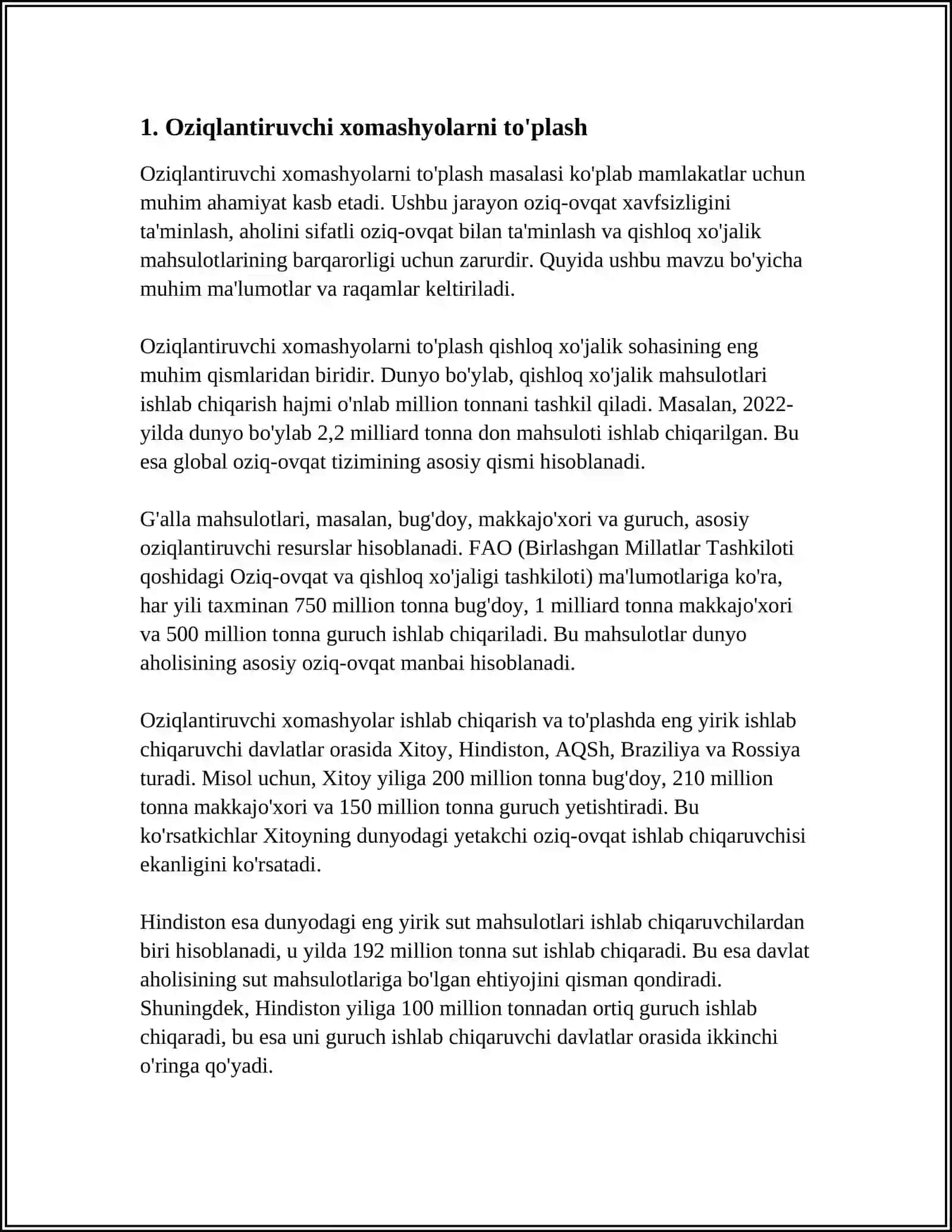 MOYLI MAXSULOTNI EKSTRAKSIYA JARAYONIGA TAYYORLASH 3