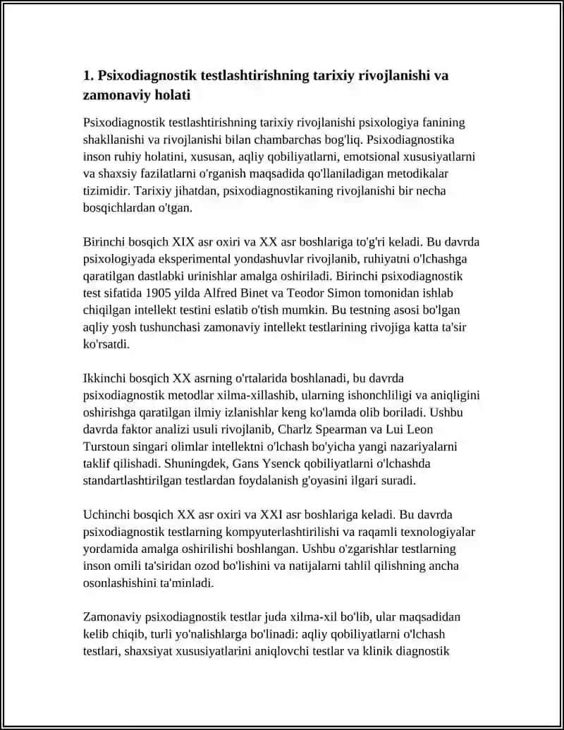 PSIXODIOGNOSTIK TESTLASHTIRISHNING ZAMONAVIY XOLATI 3