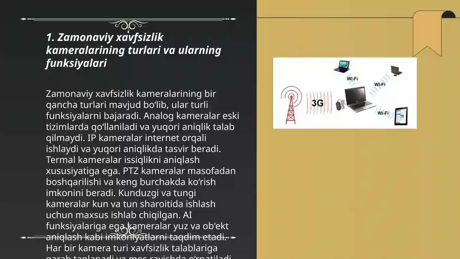 Zamonaviy xavfsizlik kameralarining turlari va ularning funksiyalari 3