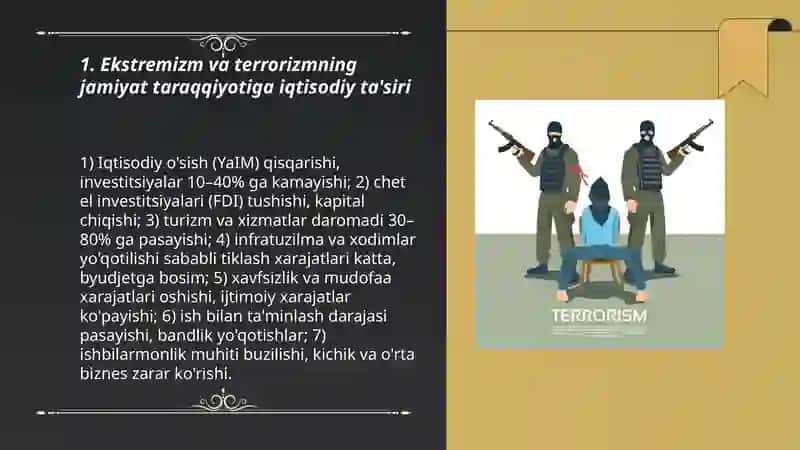 Ekstremizm va terrorizm jamiyat taraqqiyotiga tahdid 3