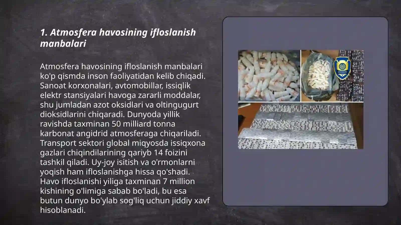 Atmosfera havosiga ifloslovchi moddalarni tasiri 3