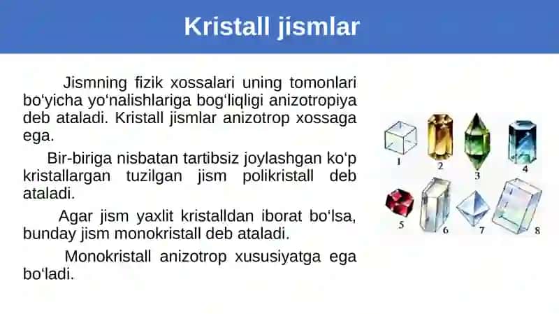 Kristallvaamorfjismlar 3