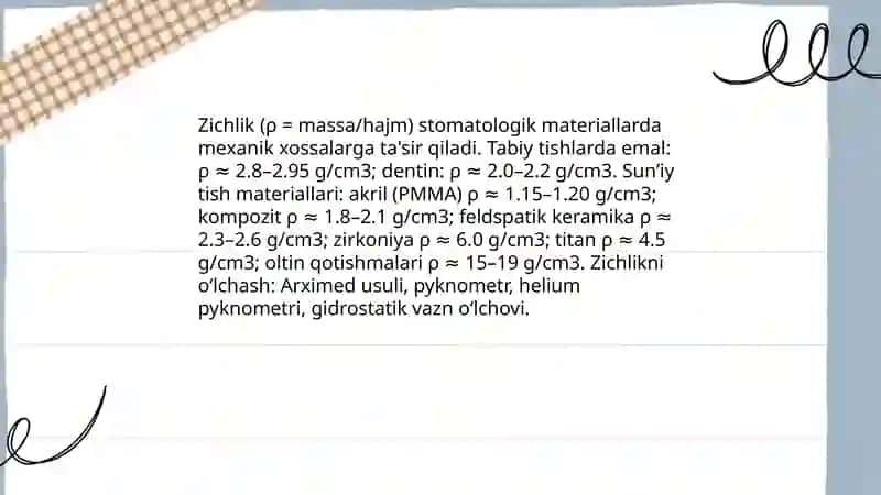 Stomotalagik materiallarninig fizik-mexanik xossalari 3
