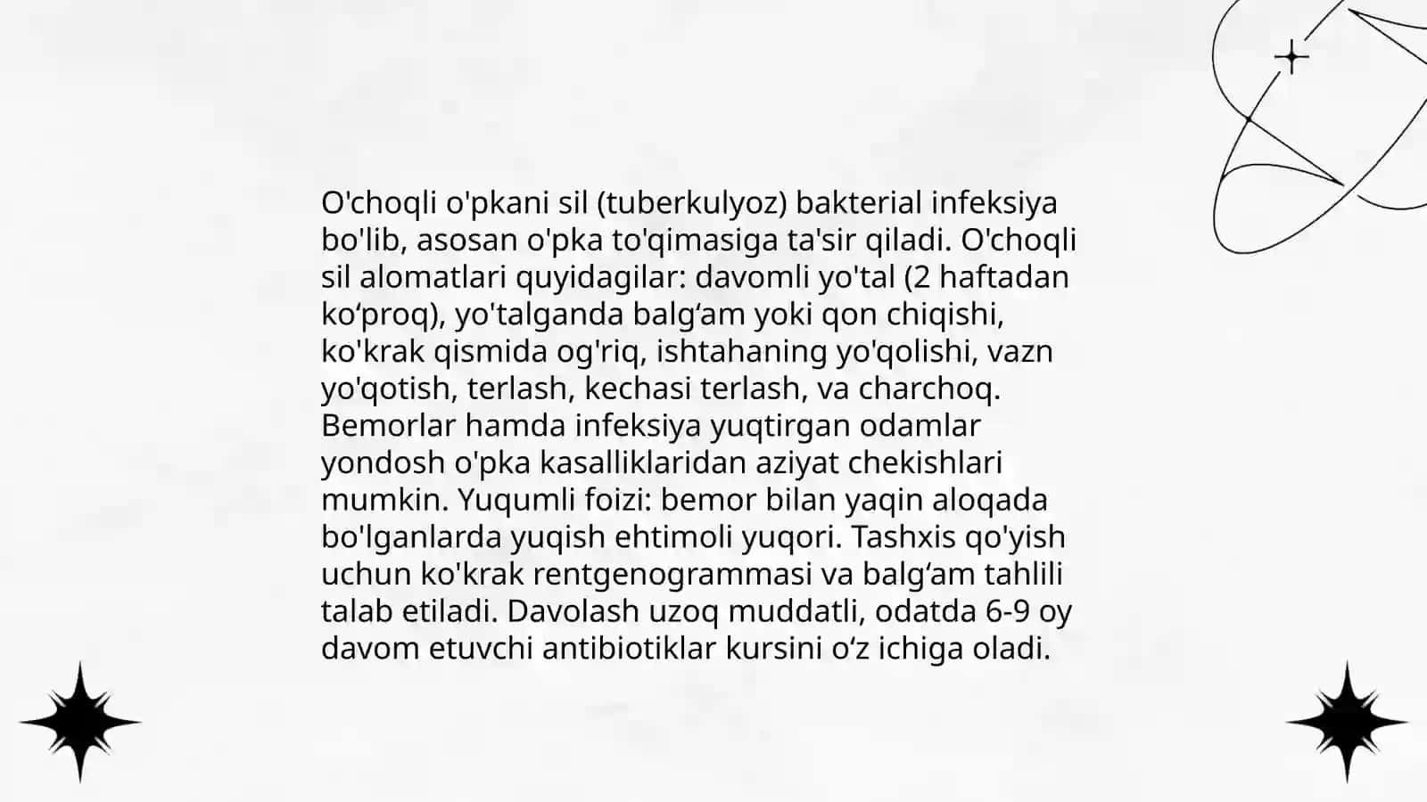 O'choqli o'pkani sil 3